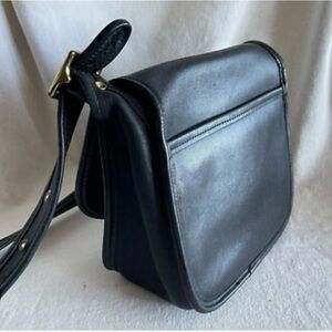 Coach Black Leather Crossbody Bag